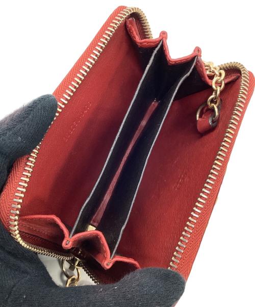 GUCCI（グッチ）GUCCI (グッチ) キーリング付きコインケース レッドの古着・服飾アイテム