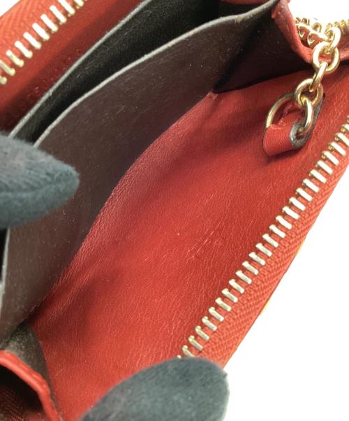 GUCCI（グッチ）GUCCI (グッチ) キーリング付きコインケース レッドの古着・服飾アイテム