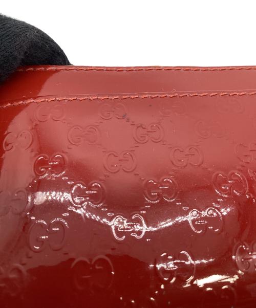 GUCCI（グッチ）GUCCI (グッチ) キーリング付きコインケース レッドの古着・服飾アイテム