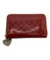 GUCCI (グッチ) キーリング付きコインケース レッド：8000円