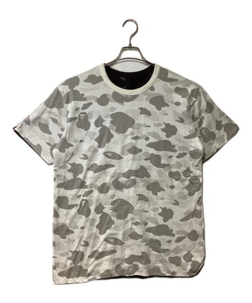 BAPE BY A BATHING APE（ベイプバイアベイシングエイプ）BAPE BY A BATHING APE (ベイプバイアベイシングエイプ) 半袖カットソー ホワイト サイズ:Lの古着・服飾アイテム