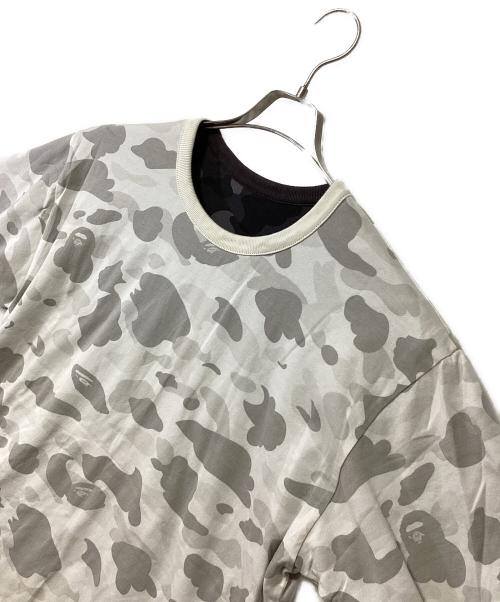 BAPE BY A BATHING APE（ベイプバイアベイシングエイプ）BAPE BY A BATHING APE (ベイプバイアベイシングエイプ) 半袖カットソー ホワイト サイズ:Lの古着・服飾アイテム