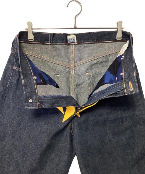 BAPE BY A BATHING APE（ベイプバイアベイシングエイプ）BAPE BY A BATHING APE (ベイプバイアベイシングエイプ) ハーフデニムパンツ インディゴ サイズ:Lの古着・服飾アイテム