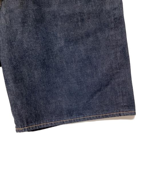 BAPE BY A BATHING APE（ベイプバイアベイシングエイプ）BAPE BY A BATHING APE (ベイプバイアベイシングエイプ) ハーフデニムパンツ インディゴ サイズ:Lの古着・服飾アイテム