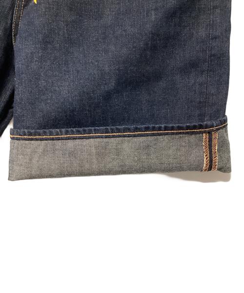 BAPE BY A BATHING APE（ベイプバイアベイシングエイプ）BAPE BY A BATHING APE (ベイプバイアベイシングエイプ) ハーフデニムパンツ インディゴ サイズ:Lの古着・服飾アイテム