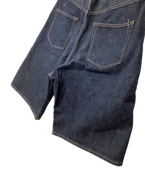 BAPE BY A BATHING APE（ベイプバイアベイシングエイプ）BAPE BY A BATHING APE (ベイプバイアベイシングエイプ) ハーフデニムパンツ インディゴ サイズ:Lの古着・服飾アイテム