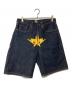 BAPE BY A BATHING APE（ベイプバイアベイシングエイプ）の古着「ハーフデニムパンツ」｜インディゴ