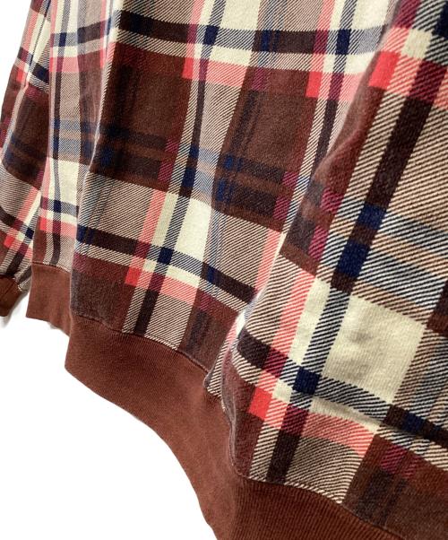 BAPE BY A BATHING APE（ベイプバイアベイシングエイプ）BAPE BY A BATHING APE (ベイプバイアベイシングエイプ) スウェット ブラウン×アイボリー サイズ:Lの古着・服飾アイテム