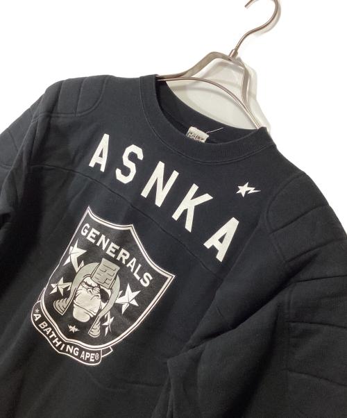 BAPE BY A BATHING APE（ベイプバイアベイシングエイプ）BAPE BY A BATHING APE (ベイプバイアベイシングエイプ) スウェット ブラック サイズ:Lの古着・服飾アイテム