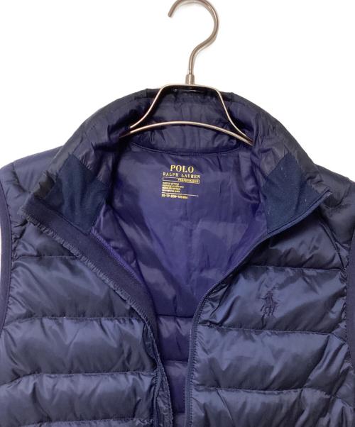 POLO RALPH LAUREN（ポロ・ラルフローレン）POLO RALPH LAUREN (ポロ・ラルフローレン) ダウンベスト ネイビー サイズ:XSの古着・服飾アイテム