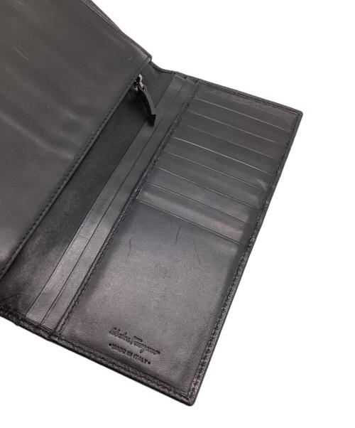 Salvatore Ferragamo（サルヴァトーレ フェラガモ）Salvatore Ferragamo (サルヴァトーレ フェラガモ) 長財布 ブラックの古着・服飾アイテム