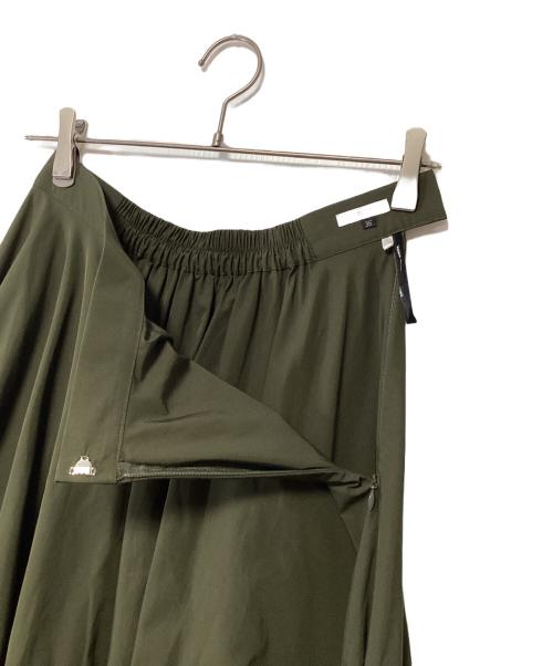 Sov.（ソブ）Sov. (ソブ) サマーブロードマキシスカート オリーブ サイズ:36の古着・服飾アイテム