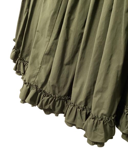 Sov.（ソブ）Sov. (ソブ) サマーブロードマキシスカート オリーブ サイズ:36の古着・服飾アイテム