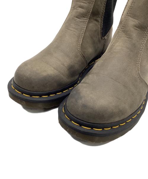 Dr.Martens（ドクターマーチン）Dr.Martens (ドクターマーチン) サイドゴアブーツ グレー サイズ:UK4の古着・服飾アイテム