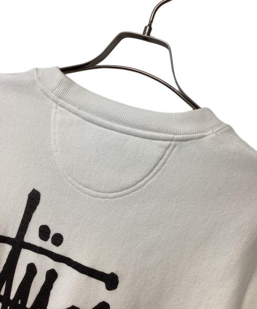 stussy（ステューシー）stussy (ステューシー) スウェット ホワイト サイズ:LARGEの古着・服飾アイテム