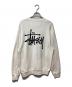 stussy (ステューシー) スウェット ホワイト サイズ:LARGE：7000円