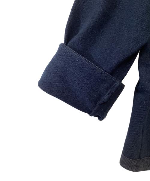 BURBERRY BLUE LABEL（バーバリー ブルー レーベル）BURBERRY BLUE LABEL (バーバリー ブルー レーベル) ノーカラージャケット ネイビー サイズ:38の古着・服飾アイテム