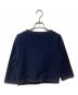 BURBERRY BLUE LABEL (バーバリー ブルー レーベル) ノーカラージャケット ネイビー サイズ:38：3000円