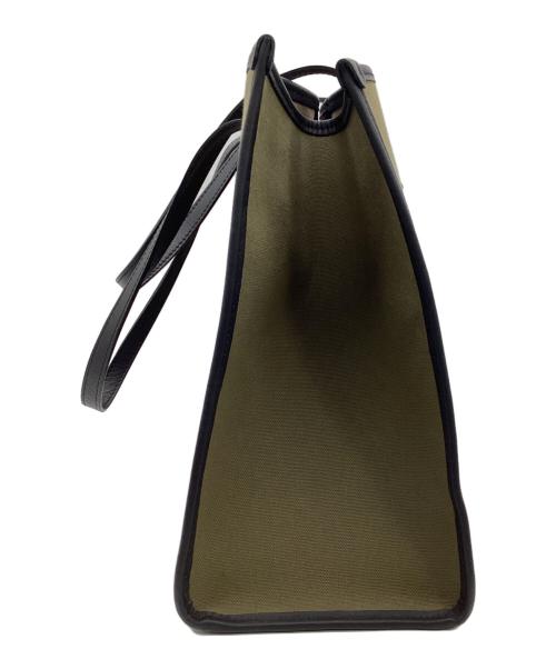 GIANNI CHIARINI（ジャンニ キアリーニ）GIANNI CHIARINI (ジャンニ キアリーニ) トートバッグ オリーブ×ブラックの古着・服飾アイテム
