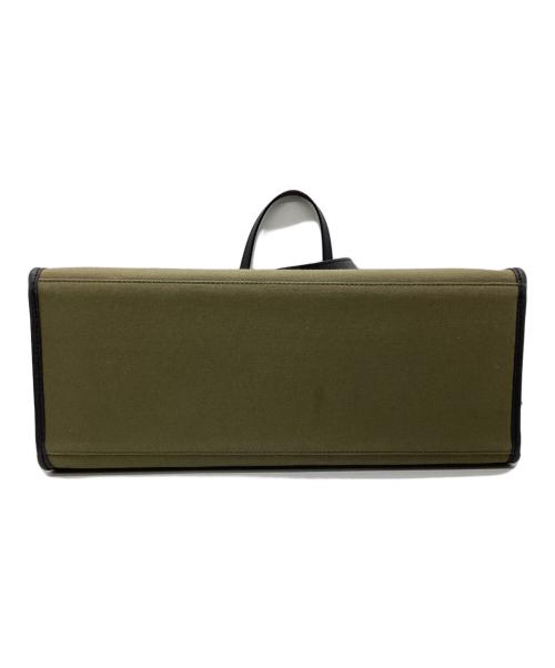 GIANNI CHIARINI（ジャンニ キアリーニ）GIANNI CHIARINI (ジャンニ キアリーニ) トートバッグ オリーブ×ブラックの古着・服飾アイテム