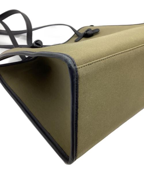 GIANNI CHIARINI（ジャンニ キアリーニ）GIANNI CHIARINI (ジャンニ キアリーニ) トートバッグ オリーブ×ブラックの古着・服飾アイテム