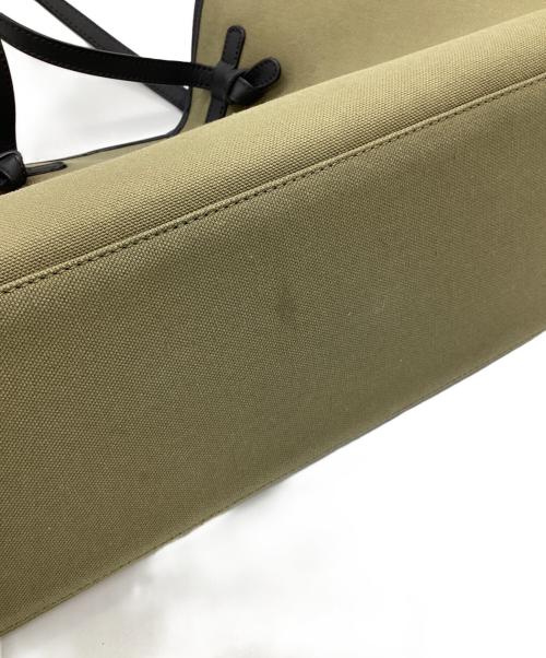 GIANNI CHIARINI（ジャンニ キアリーニ）GIANNI CHIARINI (ジャンニ キアリーニ) トートバッグ オリーブ×ブラックの古着・服飾アイテム