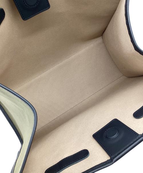 GIANNI CHIARINI（ジャンニ キアリーニ）GIANNI CHIARINI (ジャンニ キアリーニ) トートバッグ オリーブ×ブラックの古着・服飾アイテム