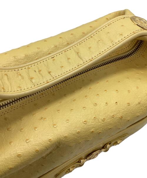 GIANNI VERSACE（ジャンニ・ヴェルサーチ）GIANNI VERSACE (ジャンニ・ヴェルサーチ) バニティバッグ イエローの古着・服飾アイテム