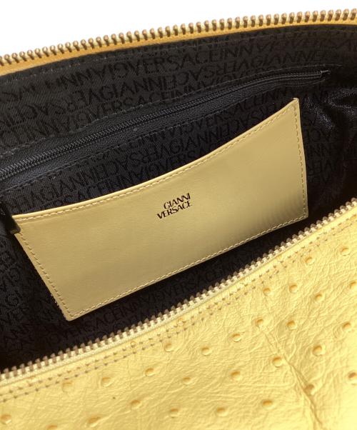 GIANNI VERSACE（ジャンニ・ヴェルサーチ）GIANNI VERSACE (ジャンニ・ヴェルサーチ) バニティバッグ イエローの古着・服飾アイテム