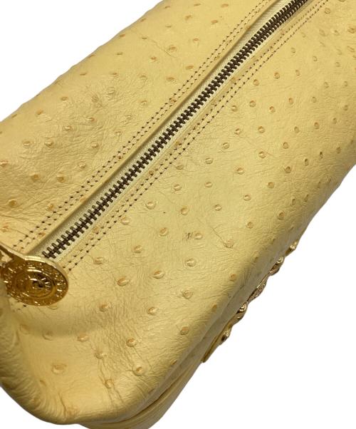 GIANNI VERSACE（ジャンニ・ヴェルサーチ）GIANNI VERSACE (ジャンニ・ヴェルサーチ) バニティバッグ イエローの古着・服飾アイテム