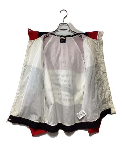 NIKE（ナイキ）NIKE (ナイキ) スウッシュフーディウーブンジャケット レッド×ブラック×オフホワイト サイズ:Sの古着・服飾アイテム