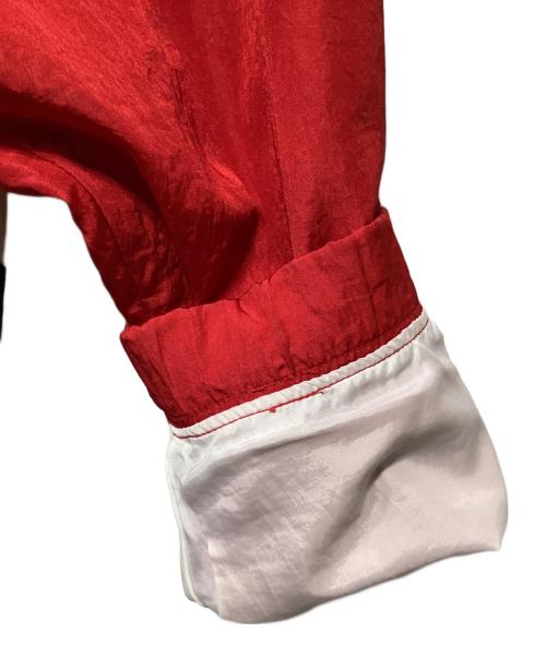 NIKE（ナイキ）NIKE (ナイキ) スウッシュフーディウーブンジャケット レッド×ブラック×オフホワイト サイズ:Sの古着・服飾アイテム