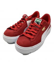 PUMA（プーマ）の古着「PLATFORM TRACE WNS」｜レッド×ホワイト
