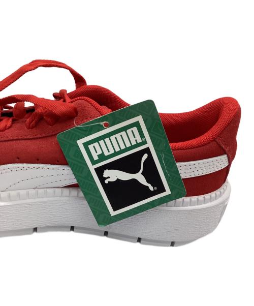 PUMA（プーマ）PUMA (プーマ) PLATFORM TRACE WNS レッド×ホワイト サイズ:25 未使用品の古着・服飾アイテム