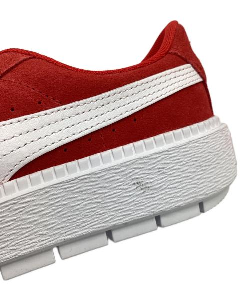 PUMA（プーマ）PUMA (プーマ) PLATFORM TRACE WNS レッド×ホワイト サイズ:25 未使用品の古着・服飾アイテム