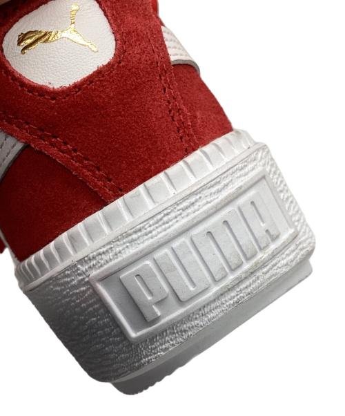 PUMA（プーマ）PUMA (プーマ) PLATFORM TRACE WNS レッド×ホワイト サイズ:25 未使用品の古着・服飾アイテム