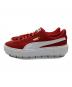 PUMA (プーマ) PLATFORM TRACE WNS レッド×ホワイト サイズ:25 未使用品：4000円