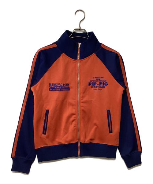 STUDIO D'ARTISAN（ステュディオダルチザン）STUDIO D'ARTISAN (ステュディオダルチザン) トラックジャケット オレンジ×ネイビー サイズ:Mの古着・服飾アイテム