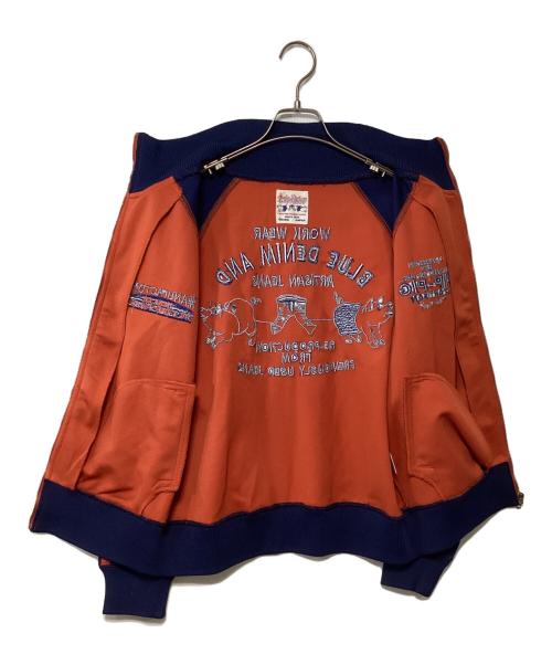 STUDIO D'ARTISAN（ステュディオダルチザン）STUDIO D'ARTISAN (ステュディオダルチザン) トラックジャケット オレンジ×ネイビー サイズ:Mの古着・服飾アイテム