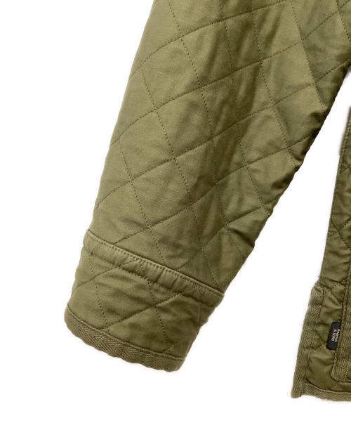 PAPAS&SONS（パパス）PAPAS&SONS (パパス) キルティングジャケット カーキ サイズ:52 LLの古着・服飾アイテム