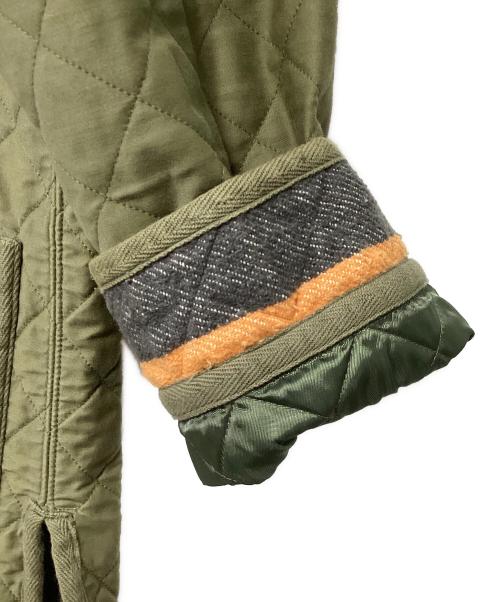 PAPAS&SONS（パパス）PAPAS&SONS (パパス) キルティングジャケット カーキ サイズ:52 LLの古着・服飾アイテム