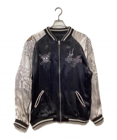 中古・古着通販】絡繰魂 (カラクリタマシイ) スカジャン ブラック