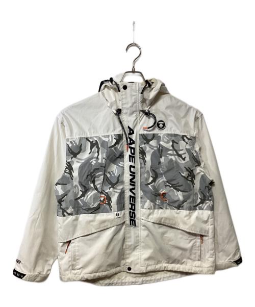 A BATHING APE（ア ベイシング エイプ）A BATHING APE (ア ベイシング エイプ) ジャケット ホワイト サイズ:Mの古着・服飾アイテム
