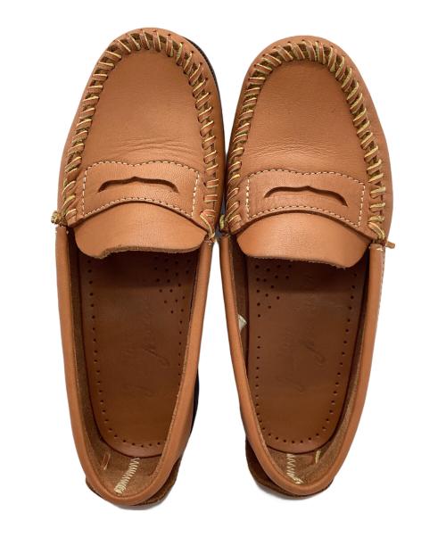 indian moccasin（インディアン モカシン）indian moccasin (インディアン モカシン) モカシンシューズ キャメル サイズ:23.5の古着・服飾アイテム
