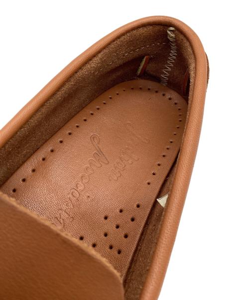 indian moccasin（インディアン モカシン）indian moccasin (インディアン モカシン) モカシンシューズ キャメル サイズ:23.5の古着・服飾アイテム