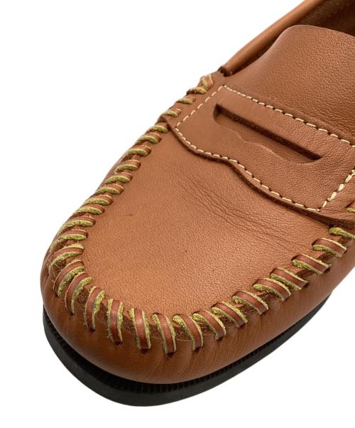 indian moccasin（インディアン モカシン）indian moccasin (インディアン モカシン) モカシンシューズ キャメル サイズ:23.5の古着・服飾アイテム