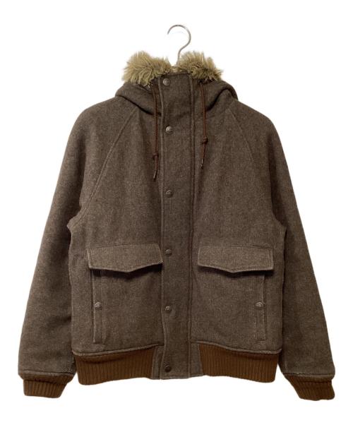 CarHartt（カーハート）CarHartt (カーハート) ファー付ジャケット ブラウン サイズ:Mの古着・服飾アイテム