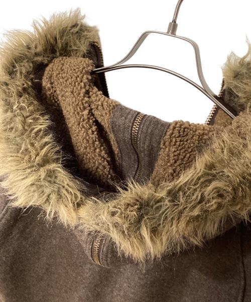 CarHartt（カーハート）CarHartt (カーハート) ファー付ジャケット ブラウン サイズ:Mの古着・服飾アイテム