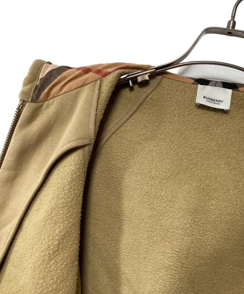 BURBERRY（バーバリー）BURBERRY (バーバリー) Letter Graphic Cotton Blend Zip Hoodie ベージュ サイズ:Sの古着・服飾アイテム