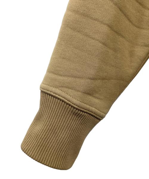 BURBERRY（バーバリー）BURBERRY (バーバリー) Letter Graphic Cotton Blend Zip Hoodie ベージュ サイズ:Sの古着・服飾アイテム